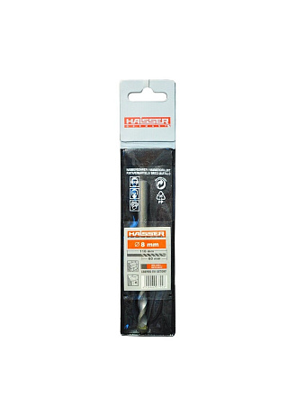 Сверло по бетону, Haisser, диаметр 8х60х110 мм, HS105004