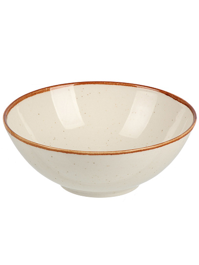 Салатник фарфор, 17 см, Теплый песок, Daniks, 15СЛ17006