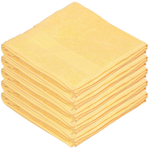 Полотенце банное 50х90 см, 100% хлопок, 500 г/м2, Solo Soft, Arya, желтое, Турция, 8680943088246