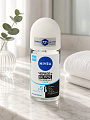 Дезодорант Nivea, Невидимая защита для черного и белого антиперспирант, для женщин, ролик, 50 мл - фото 2