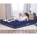Матрас надувной Bestway, 203х183х22 см, 67004/030443BW, без насоса, флокированный, ортопедический, особопрочный, 300 кг - фото 7