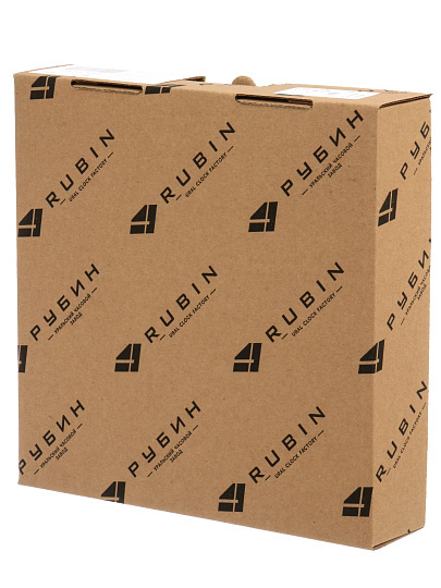 Часы настенные, кварцевые, 25 см, основание желтое, круглые, Рубин, Лимоны, 2524-153