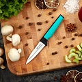 Нож кухонный Daniks, Emerald, для овощей, нержавеющая сталь, 9 см, рукоятка пластик, JA2021124-5 - фото 2