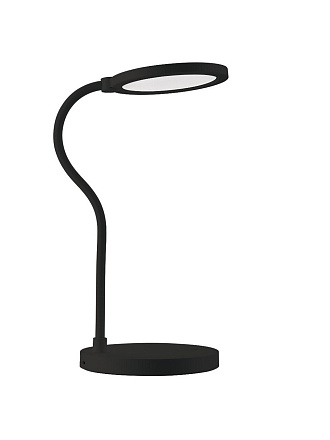 Светильник настольный сенсорное включение, 6 Вт, черный, абажур черный, Uniel, TLD-553 Black, UL-00003339