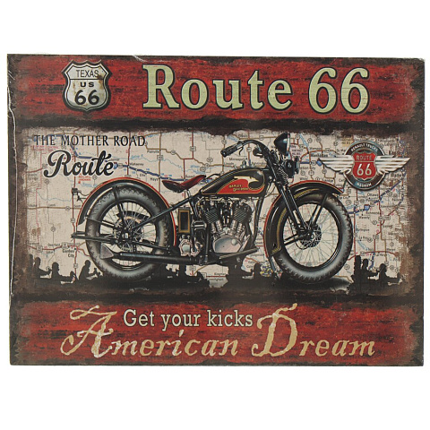 Картина холст, 24х18 см, Мотоцикл, Y4-5114