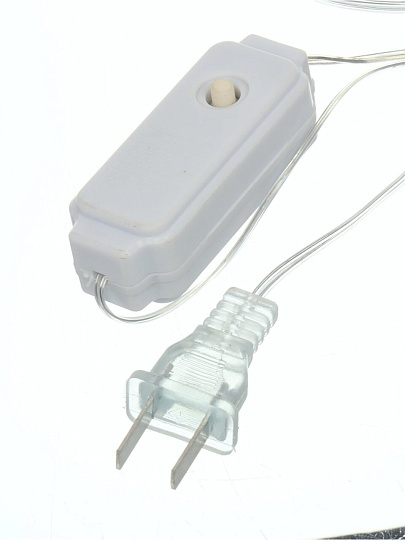 Фигурка-гирлянда, Елка LED, 32см, 240 ламп, 2 реж, 220V, теплый свет, Y4-13211