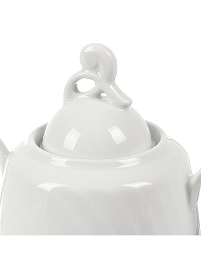 Сахарница 400 мл, фарфор, 15х13.3 см, Добрушский фарфоровый завод, Голубка Белье, 6С0085Ф34