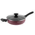 Сотейник с антипригарным покрытием Rondell Cardinaly RDA-1026 с крышкой, 24 см