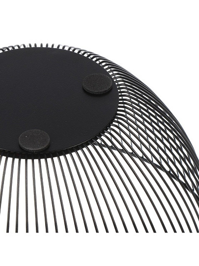 Ваза для фруктов, металл, 25х14.5 см, Y4-8035, черная