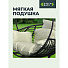 Качели садовые Кокон, 1-мест, 67х105 см, 150 кг, Green Days, черные, ротанг, подушка оливковая, 19137780 - фото 7