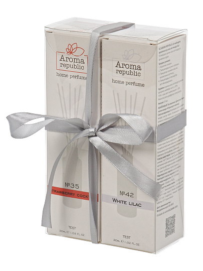 Аромадиффузор Aroma republic, 30 мл, White Edition №4, 2 шт, 93848