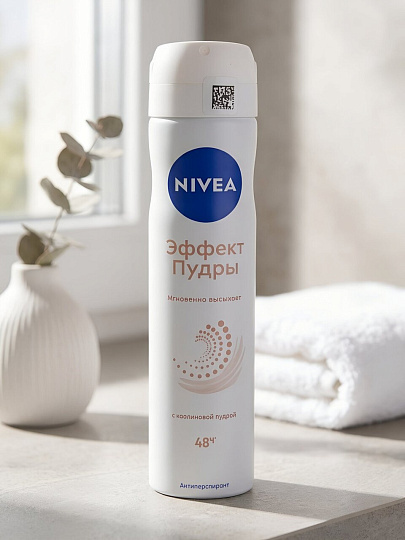 Дезодорант Nivea, Эффект пудры, для женщин, спрей, 150 мл