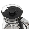 Чайник электрический Pioneer, KE805G, серебристый, 1.7 л, 2200 Вт, скрытый нагревательный элемент, стекло - фото 8