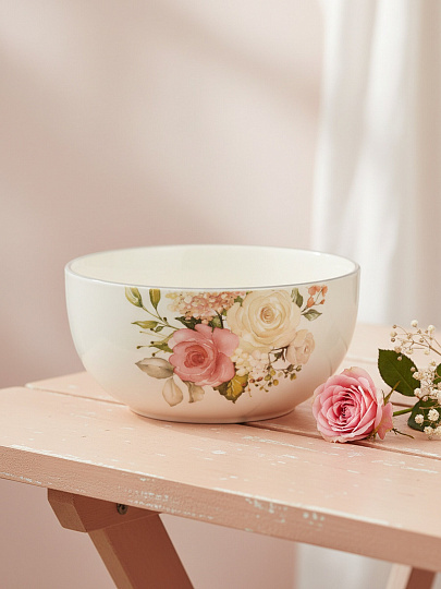 Пиала керамика, круглая, 0.58 л, Белла Анна, Prima Collection, PC76BA580