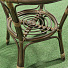 Мебель садовая Мальдивы, стол, 55х55х56 см, 2 кресла, 1 диван, подушка бежевая, 100 кг, 114х66х70 см, AI-1808002 - фото 16