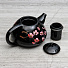 Чайник заварочный керамика, 0.6 л, со стаканом, пластик, Японский - фото 5
