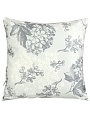 Подушка декоративная, 40х40 см, Гортензия, 100% полиэстер