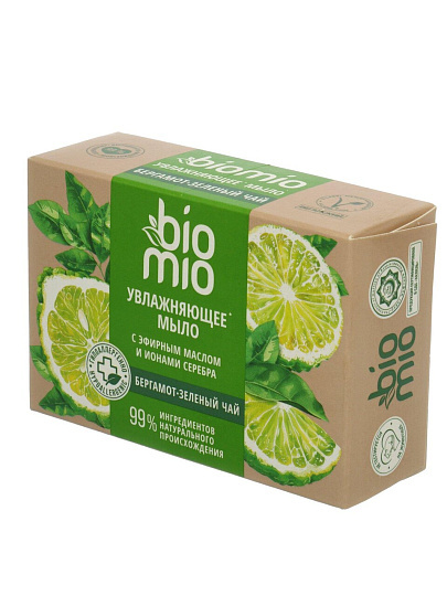 Мыло BioMio, Бергамот и зеленый чай, 90 г