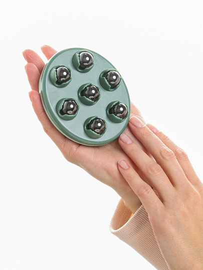 Массажер антицеллюлитный, 10х9х8 см, ABS пластик, магнит, в ассортименте, SilaPro, 192-012