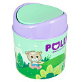 Контейнер для мусора пластик, 1 л, круглый, плавающая крышка, Полимербыт, Polly, С39020 - фото 2