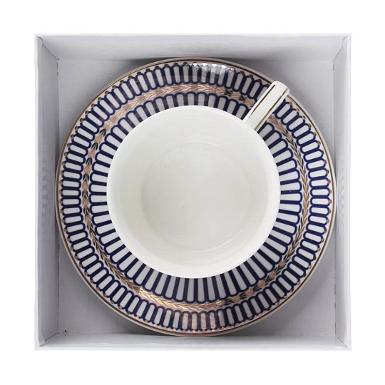 Чайная пара фарфор, 2 предмета, на 1 персону, 250 мл, Millimi, Граф Монте-Кристо, 802-041