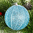Набор елочных украшений 3 шт, голубой, 8 см, SYPMQA-102126 - фото 2