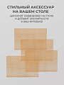 Набор салфеток полимер, 45х30 см, прямоугольный, 4 шт, для стола, коричневый, Сеть, Y4-9139 - фото 4