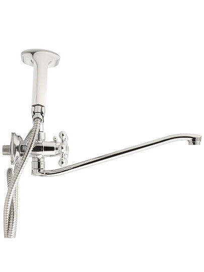 Смеситель для ванны, Juguni, с кран-буксой, хром, JGN0141/B
