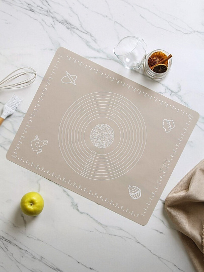 Коврик кухонный силикон, 40 х 50 см, Daniks, Pollin