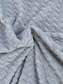 Плед евро, 200х220 см, велсофт жаккард, 100% полиэстер, Silvano, ZigZag, светло-серый, 200/009-ZZG/CL - фото 9