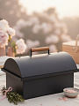 Коптильня 2 яруса, 55х38.5х38.5 см, сталь, 1.5 мм, с гидрозатвором, Grillux, Smoky Lux, ВЗР2265-1 - фото 2