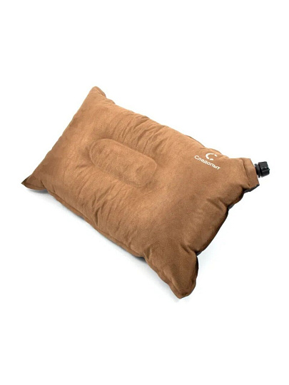 Подушка самонадувающаяся Следопыт, 46х30х8 см, премиум, коричневая, PF-KS-08