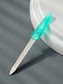 Пилка для ногтей, металл, 5 см, алмазная, в ассортименте, Zinger