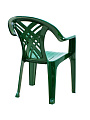 Кресло пластик, Стандарт Пластик Групп, 84х60х66 см, зеленое, 120 кг - фото 3