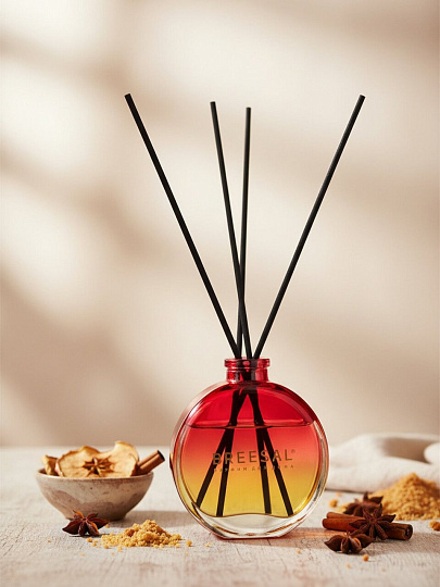 Аромадиффузор Breesal, 70 мл, Десерт Яблочный крамбл, красно-желтый, BR0107