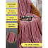 Плед 2-спальный, 180х200 см, велсофт жаккард, 100% полиэстер, Cleo, Carre, розовый, 180/012-CR - фото 3