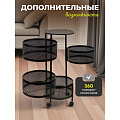 Полка универсальная, железо, 5 секций, 34х30х75 см, круглая, Y9-249 - фото 6