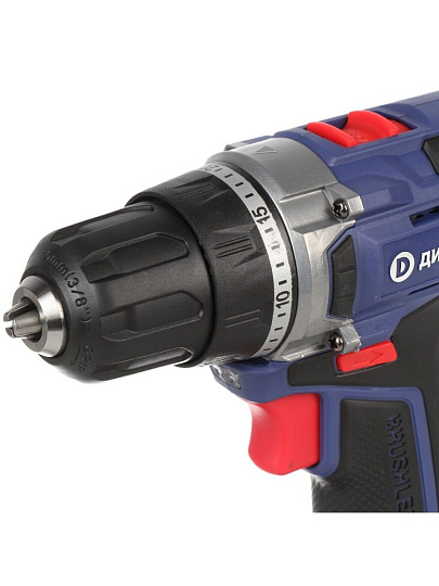 Дрель-шуруповерт аккумуляторный, Диолд, ДЭА-20Л-09, бесщеточный, 20 В, кейс, 10300170