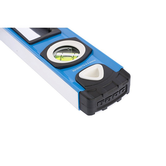 Уровень алюмин. двуручный, 800 мм, профиль 1,6 мм, фрезеров, 3 глазка, Барс, 34352