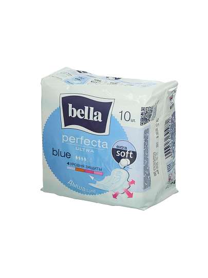 Прокладки женские Bella, Perfecta Ultra Blue, дневные, 10 шт, супертонкие, BE-013-RW10-275
