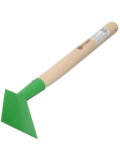 Мотыга сталь, 100 х 2 мм, прямая, черенок деревянный, HouseLoft