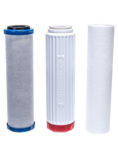 Картридж сменный Аквафор, Трио Норма умягчающий, 3 шт, для воды средней жесткости