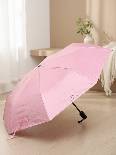 Зонт складной автомат, 8 спиц, 55 см, цвета однотон, в ассортименте, Y4-11573