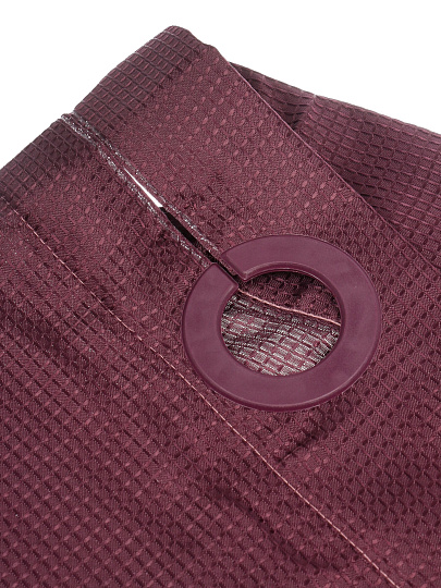 Штора для ванн 180х180 см, ПЭ, Однотонная графит, с люверсами, Y4-11159