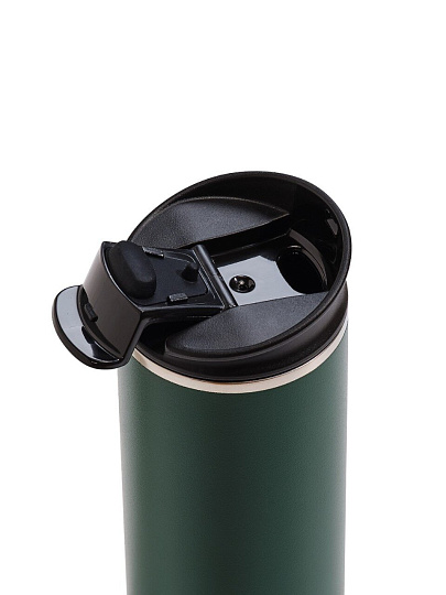 Термос нержавеющая сталь, 0.48 л, узкая горловина, Арктика, колба нержавеющая сталь, зеленый, 710-480