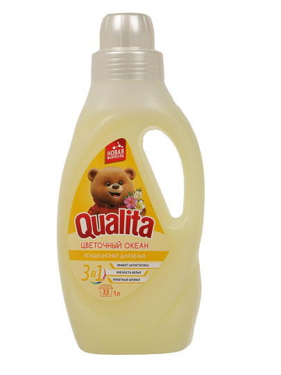 Кондиционер для белья Qualita, 1 л, Цветочный океан