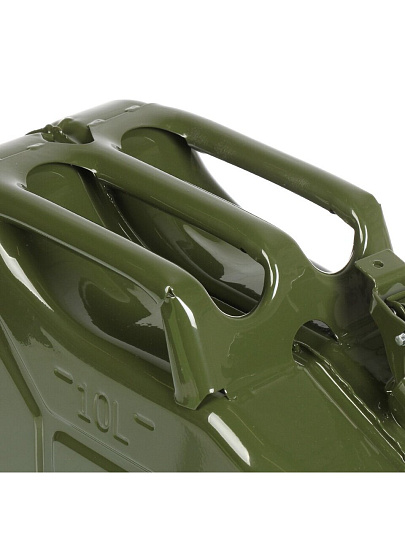 Канистра сталь, для топлива, 10 л, вертикальная, крышка с фиксатором, № 1, Павловская заря