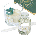 Набор Aroma Harmony, 30 мл, Happy New Year &amp;quot;Бисквит&amp;quot;, диффузор 30 мл + свеча 60 гр., сухое распыление - фото 2
