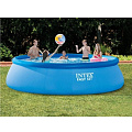 Бассейн надувной Intex, 457х107 см, Easy Set, 26166GN, фильтр-насос, лестница, подстилка, 12430 л - фото 2