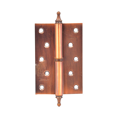 Петля врезная для деревянных дверей, Apecs, 120х80х3 мм, правая, F-B-Steel-AC-R, 13699, с подшипником, медь